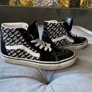 Girls Vans high top sneakers sz 2
